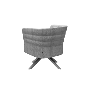 Кресло Cell72 с фиксированным стальным основанием с деревянными ножками