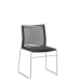 Кресло посетителя Mail со спинкой в сетке
