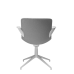 Кресло для совещаний Milos с 4-звездочной базой с консольными подлокотниками